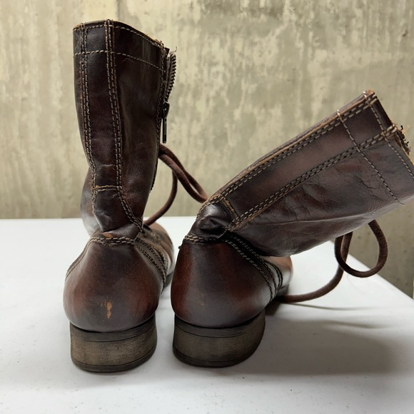Steve Madden SZ 9 brown leather boots - Picture 2 of 5